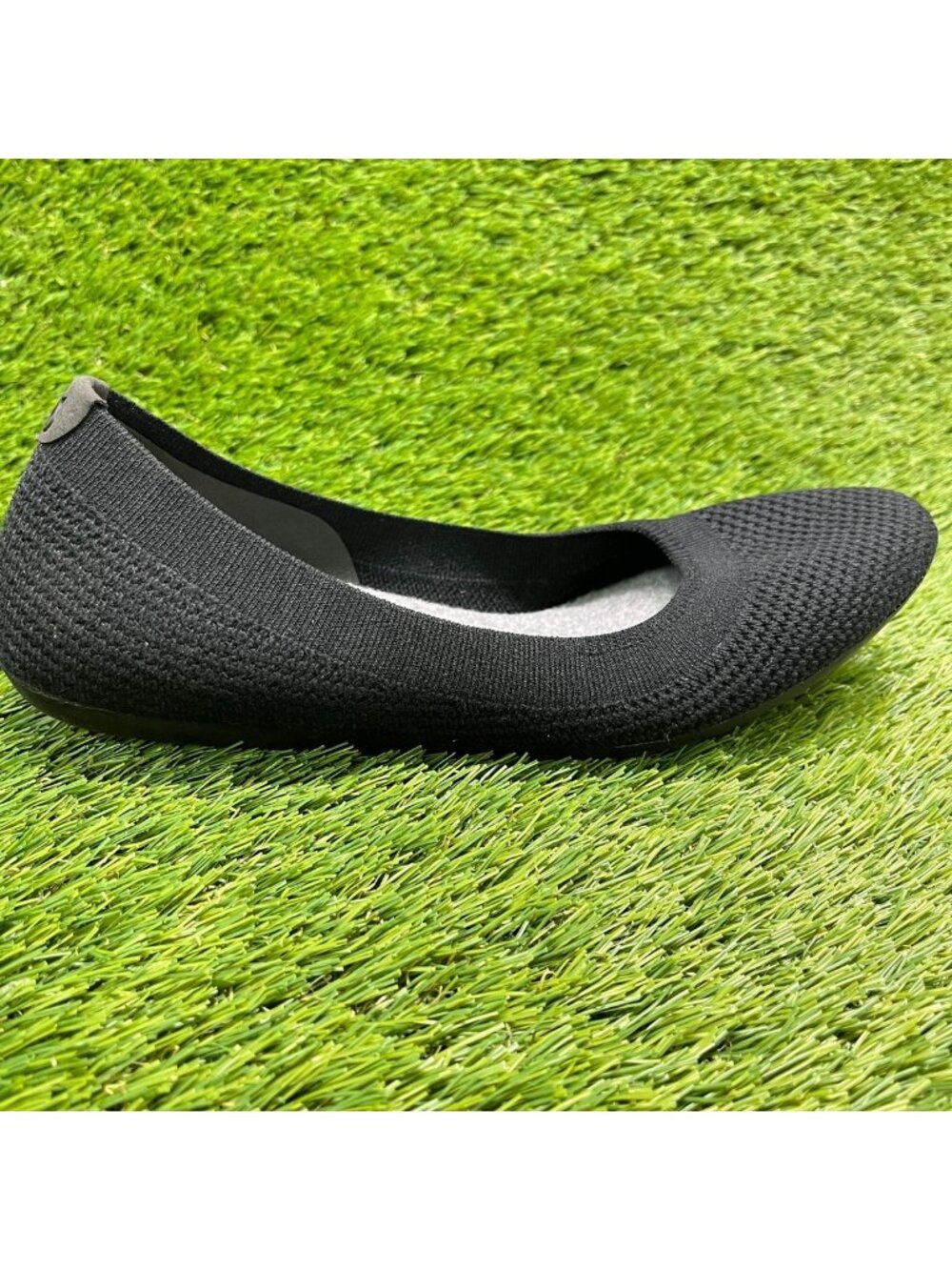 Allbirds Tree Breezer Womens Size 9.5 Black Casual Slip On Ballet Flats Shoes